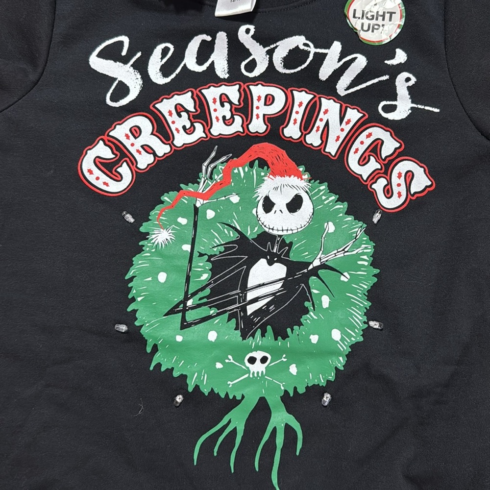 Disney Black Nightmare Before Christmas Sweatshirt - Picture 10 of 14
